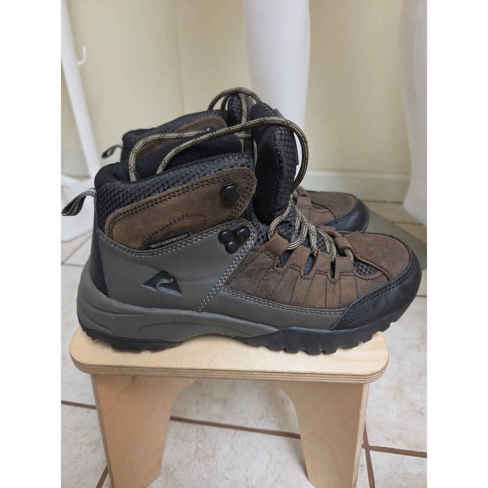 Ozark Trail Mens Waterproof Hiking‎ Boots Brown Grey Size 6 MNOT41EZ008